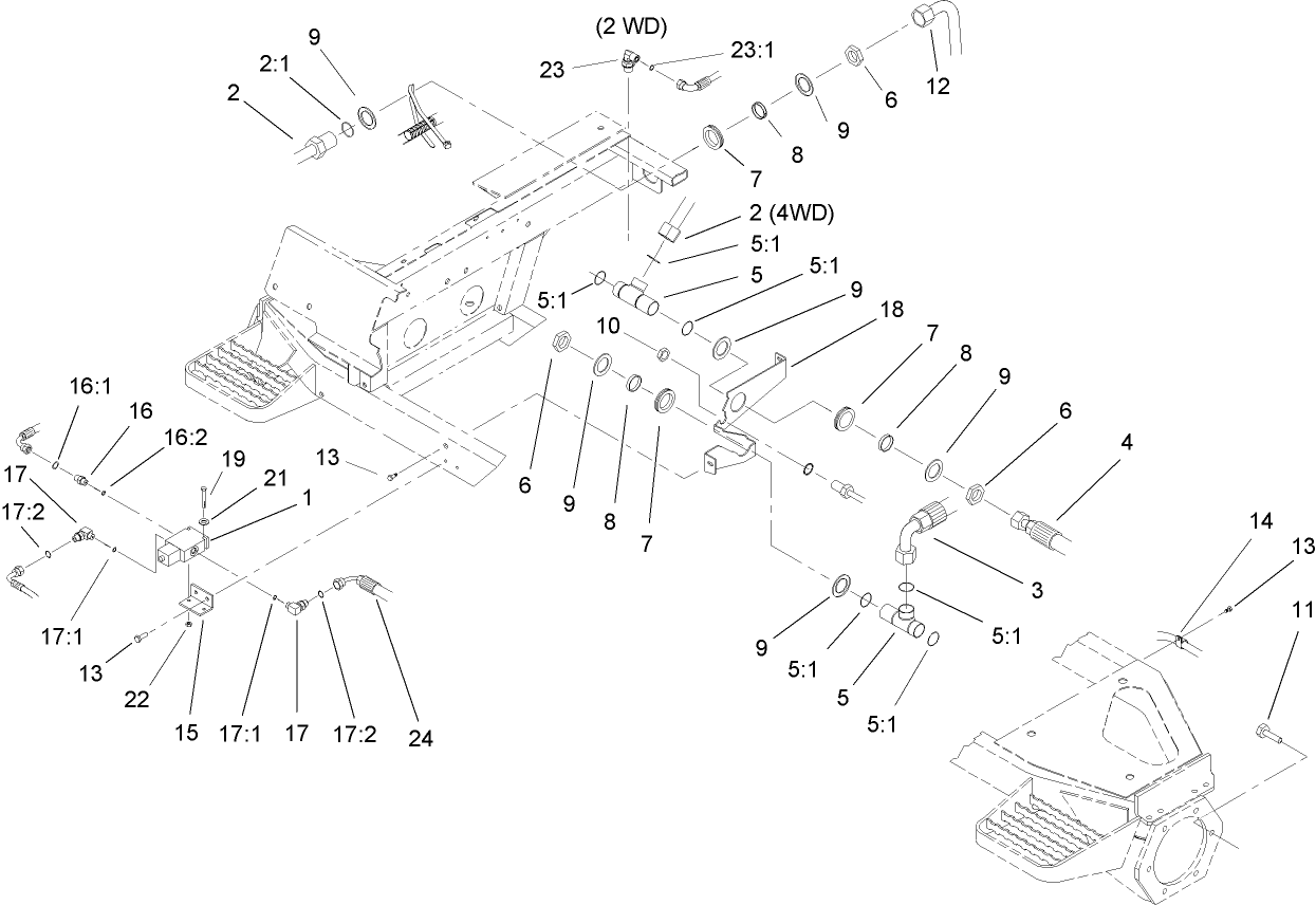 Front Hydraulic Drive Assembly