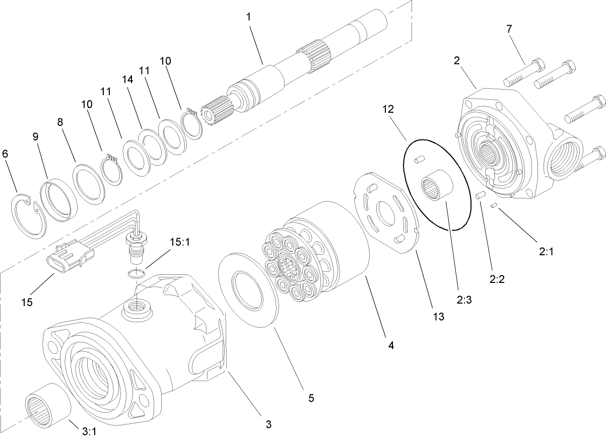 Hydraulic Motor Assembly No. 93-7476