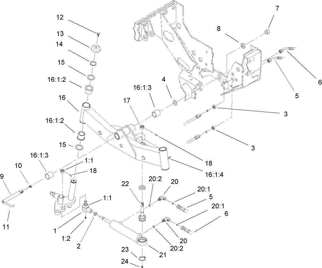 2 Wheel Drive Axle Assembly