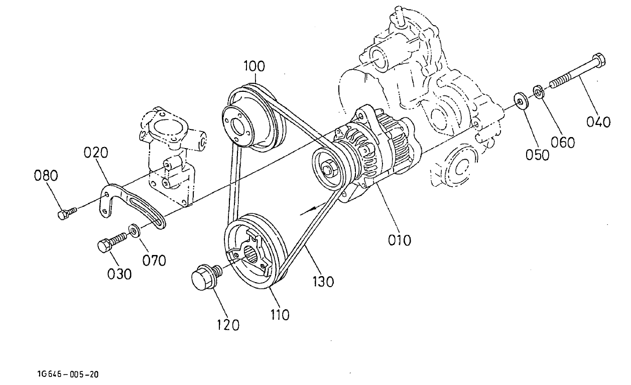 Alternator and Pulley Assembly