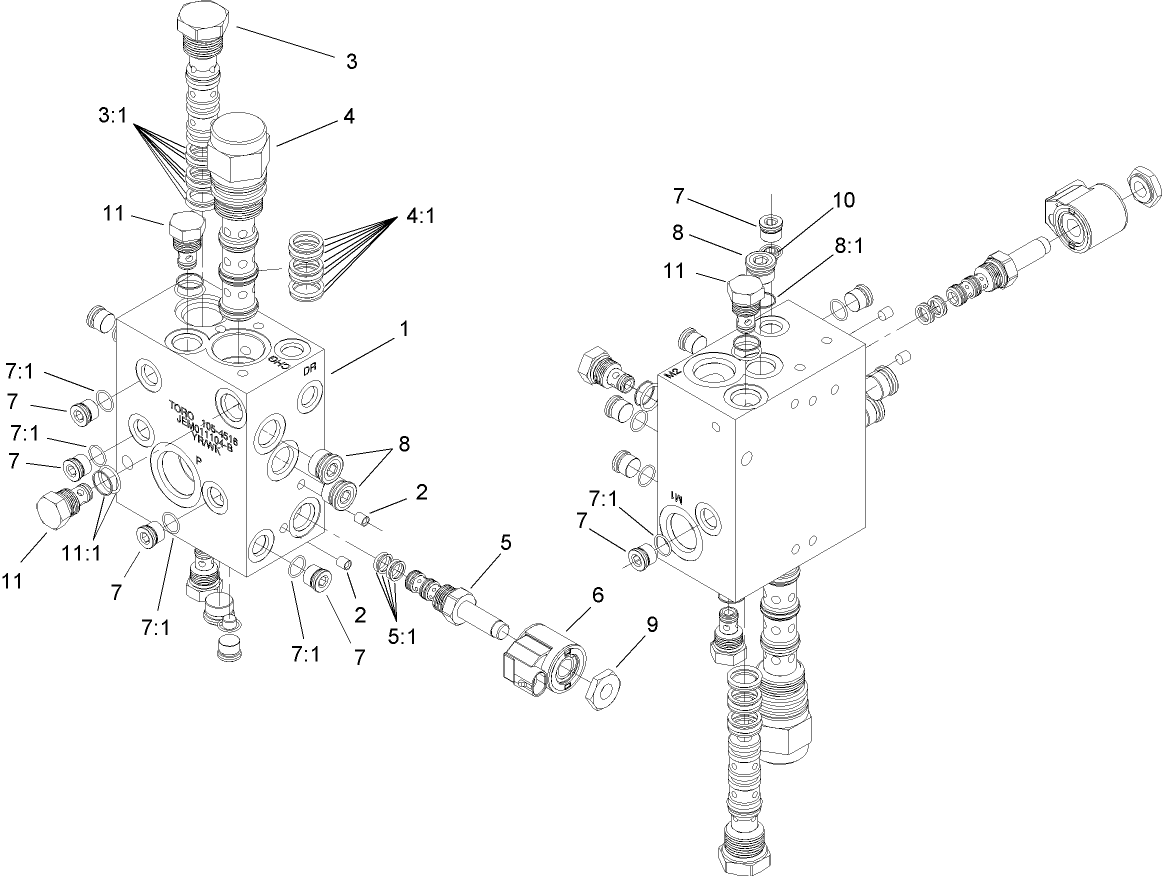 Traction Manifold Assembly No. 105-4516
