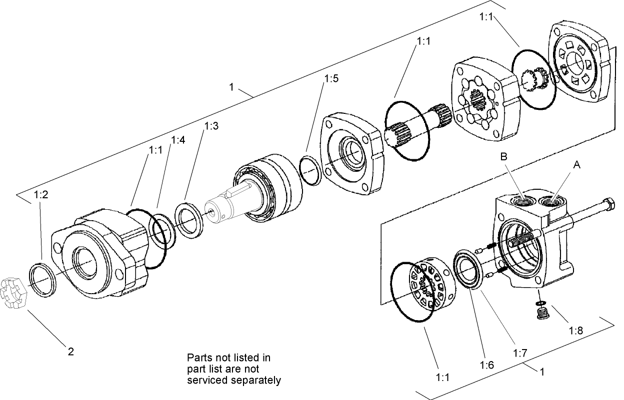 Hydraulic Motor Assembly No. 98-8280