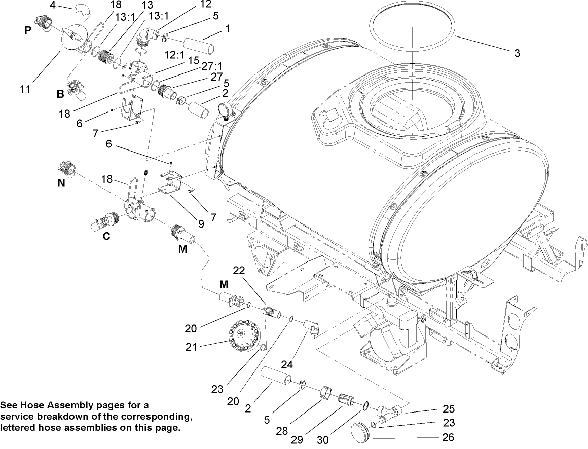 Sprayer Component Assembly
