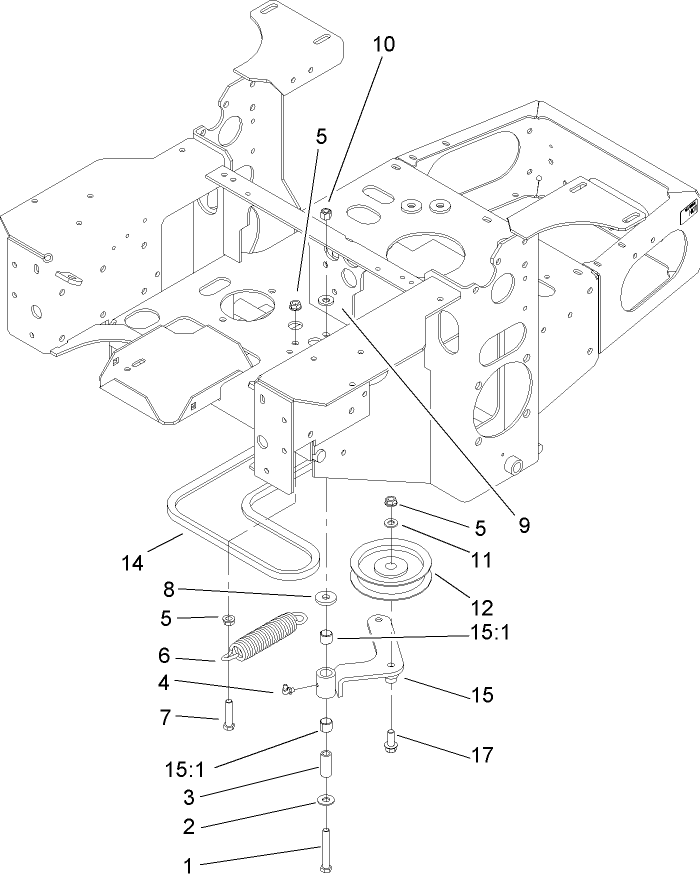 Pump Idler and Belt Assembly