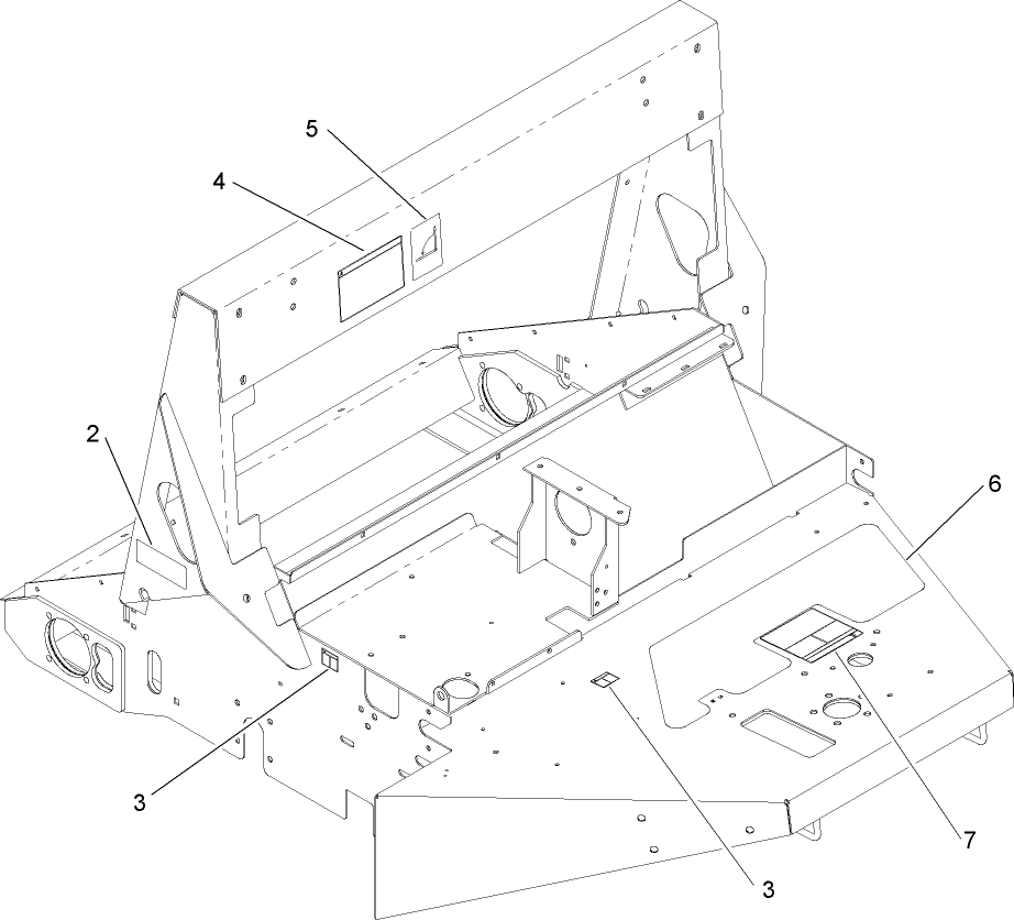 Main Frame Decal Assembly No. 100-4012