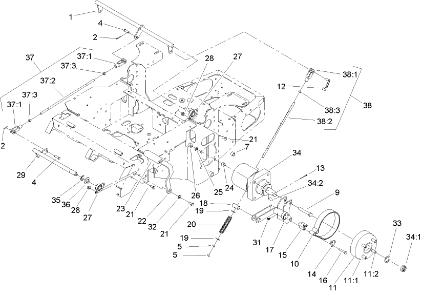 Parking Brake System Assembly