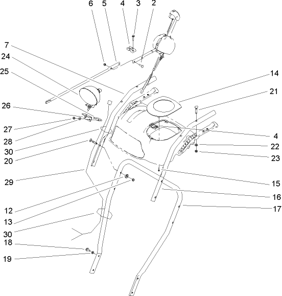 Handle and Control Assembly