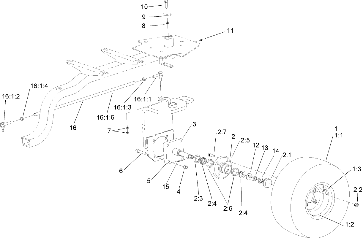Castor Fork Assembly