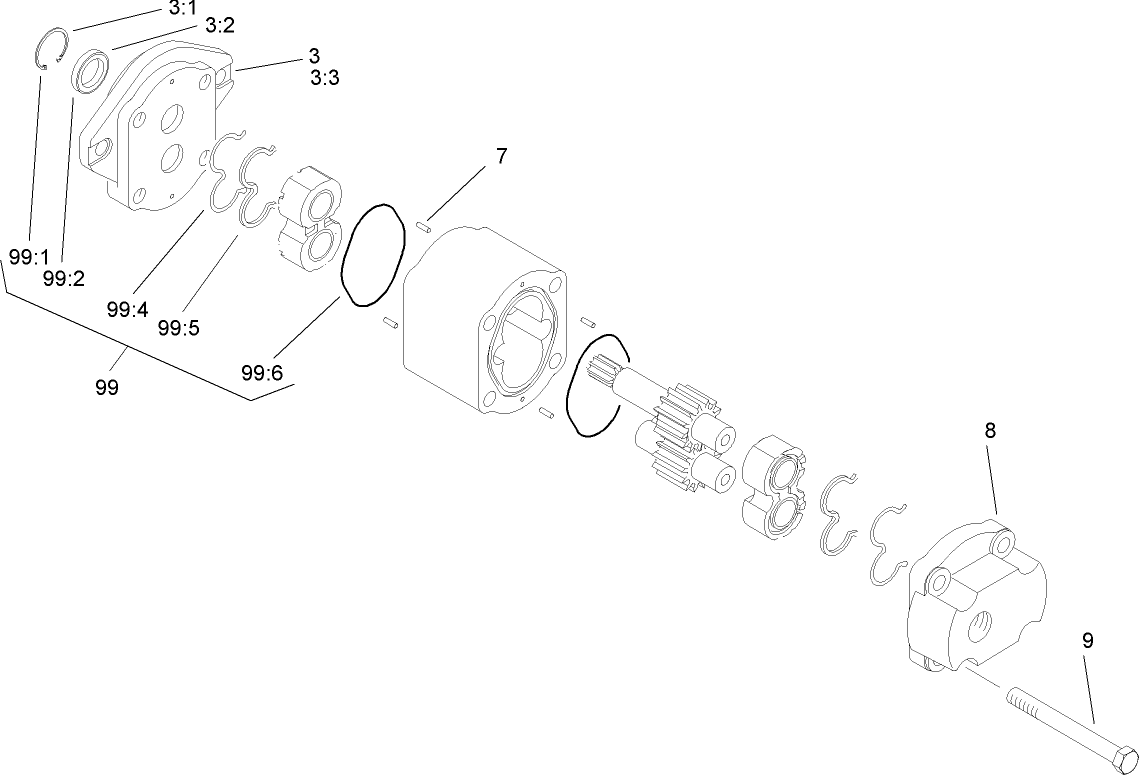 Gear Pump Assembly No. 99-6131