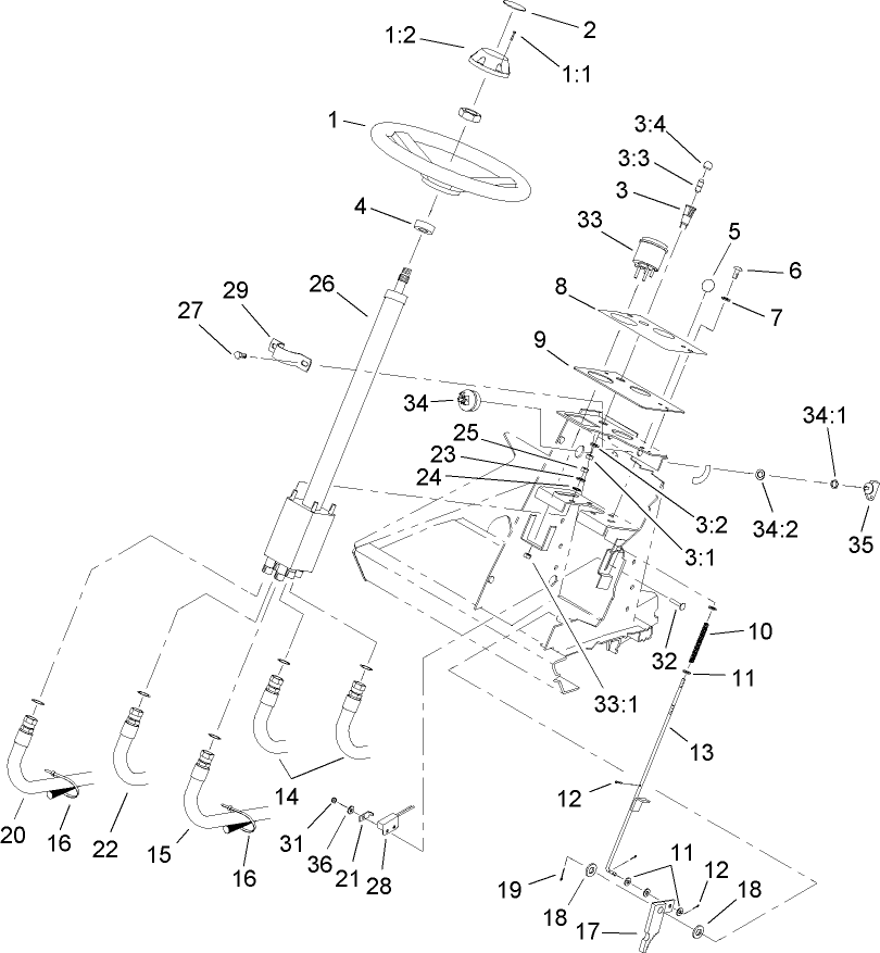 Steering Tower Assembly