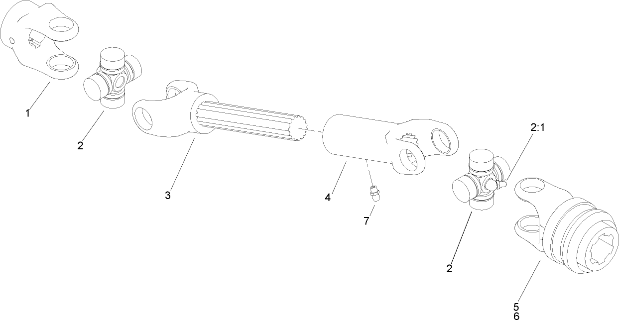 Drive Shaft Assembly No. 107-2810