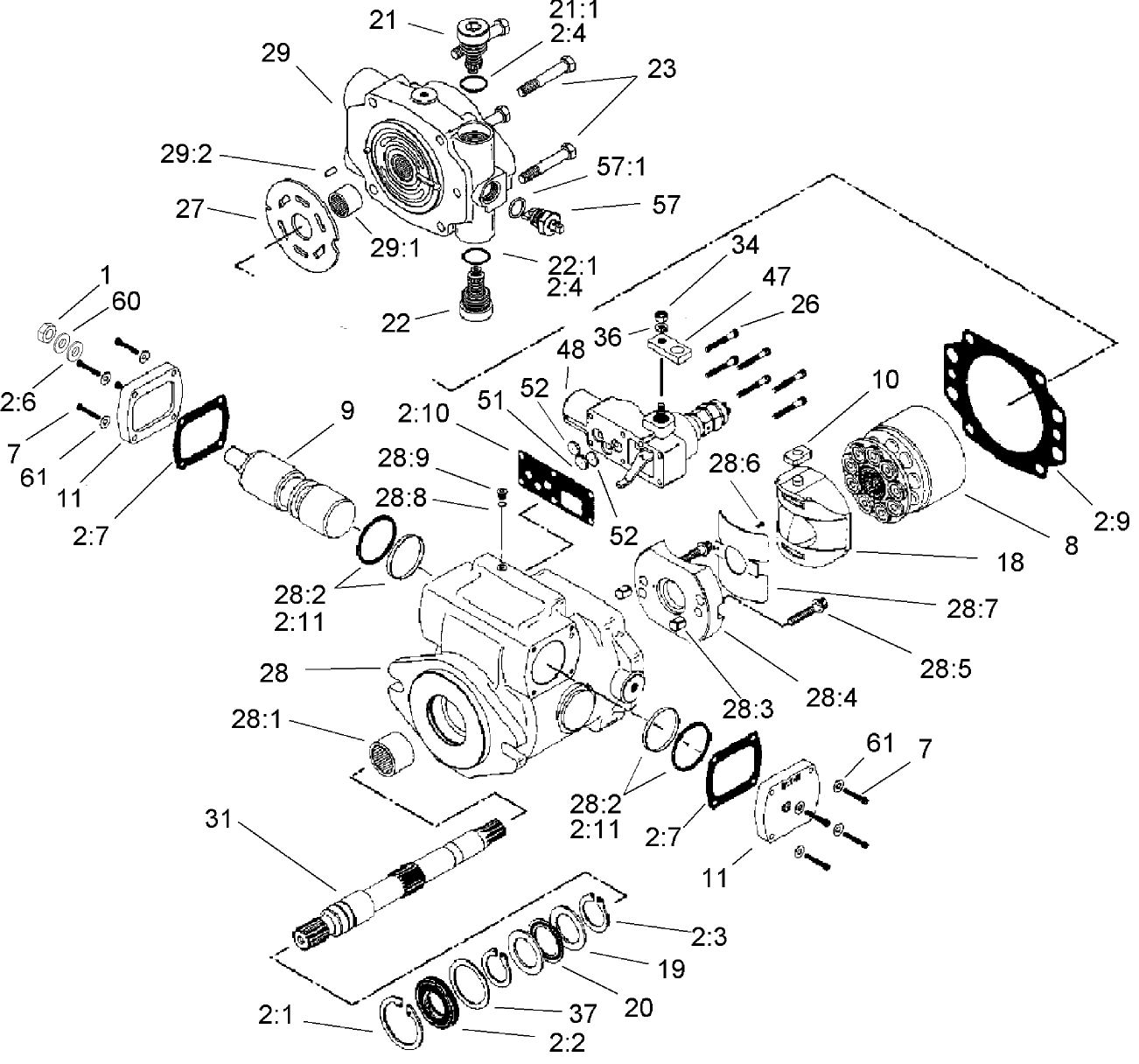 Piston Pump Assembly No. 105-9846