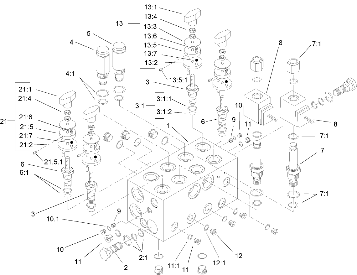 Mow Block Assembly No. 99-6978
