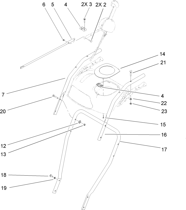 Handle and Control Assembly No. 2
