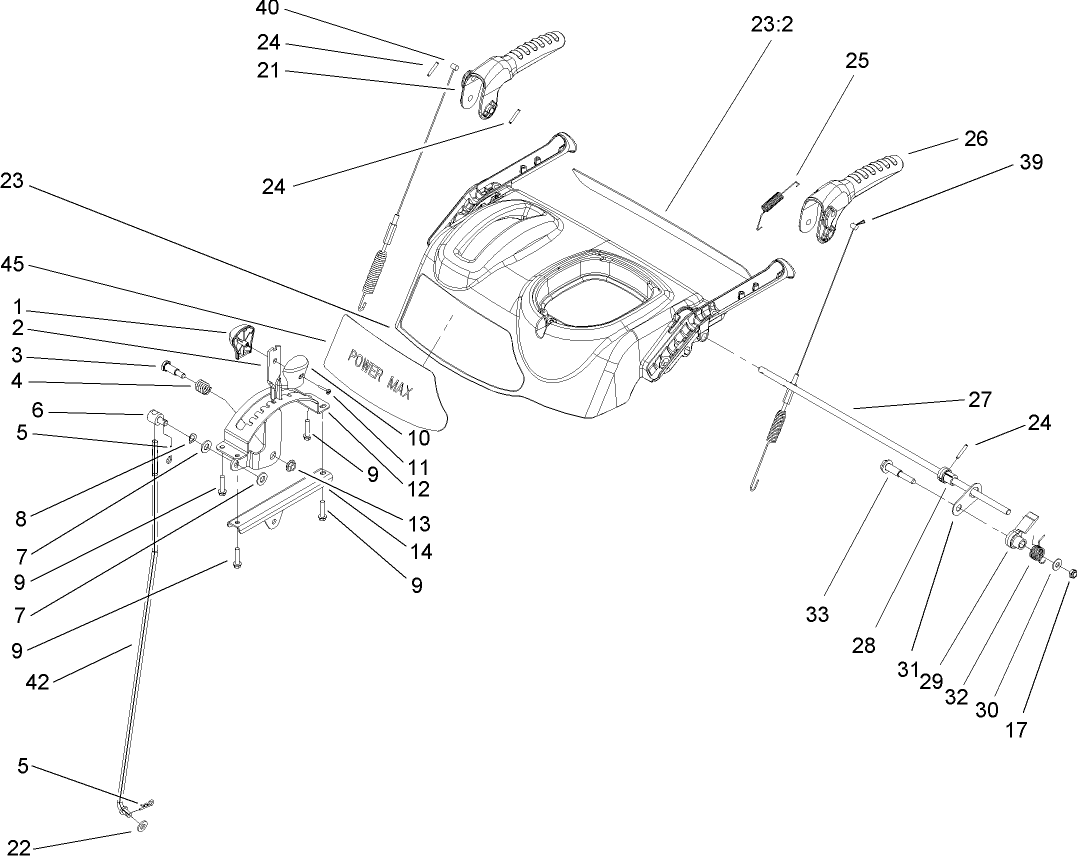 Handle and Control Assembly