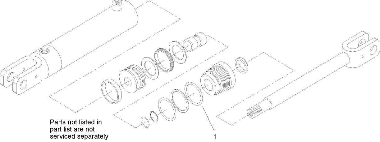 Hydraulic Cylinder Assembly No. 105-7867
