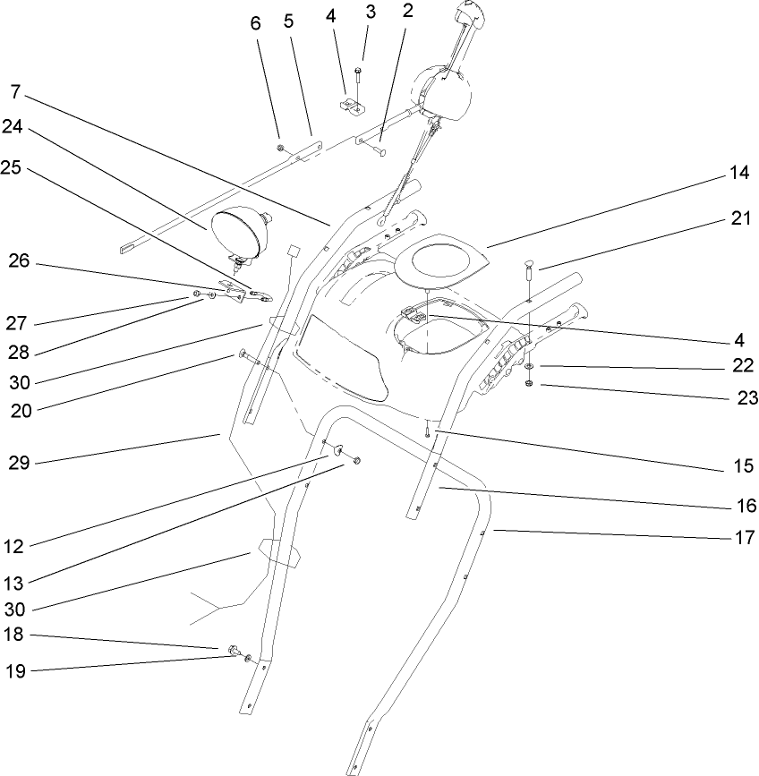 Handle and Control Assembly