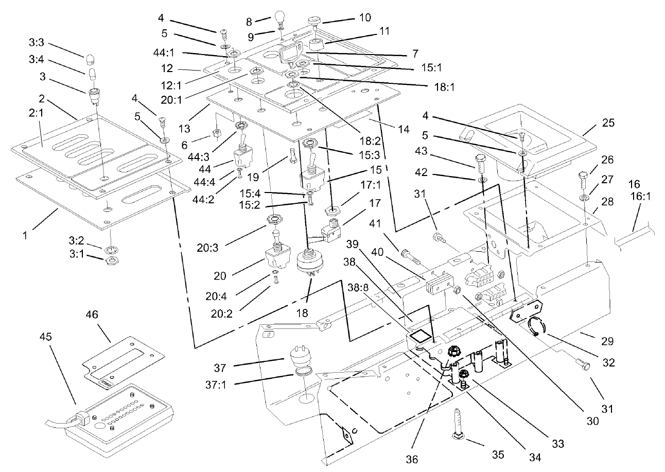 Control Box and Lower Control Panel Assembly