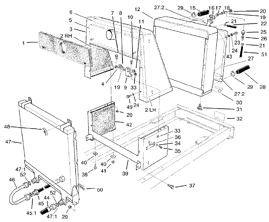 Radiator and Oil Cooler Assembly