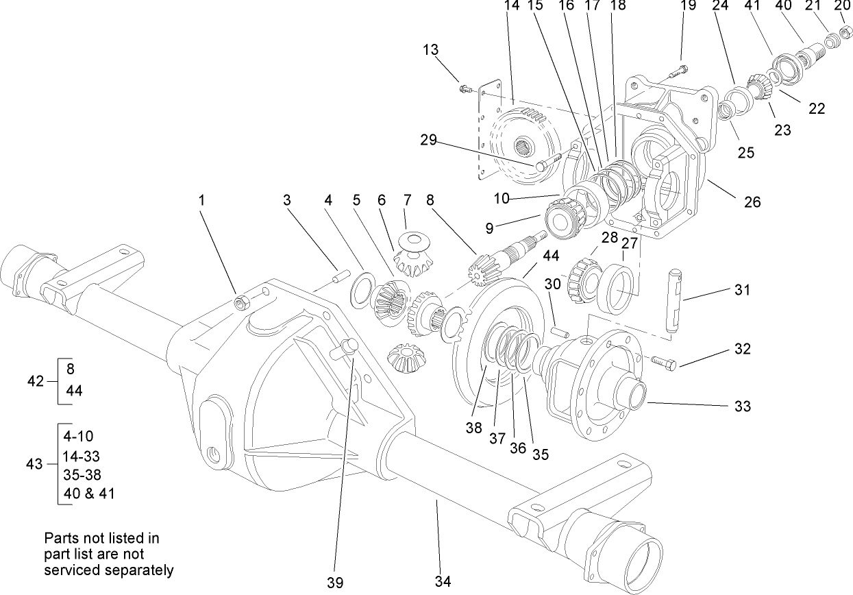 Drive Axle Assembly No. 106-9212-03