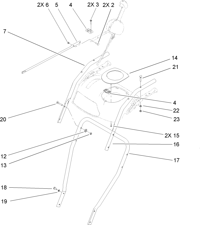 Handle and Control Assembly No. 2