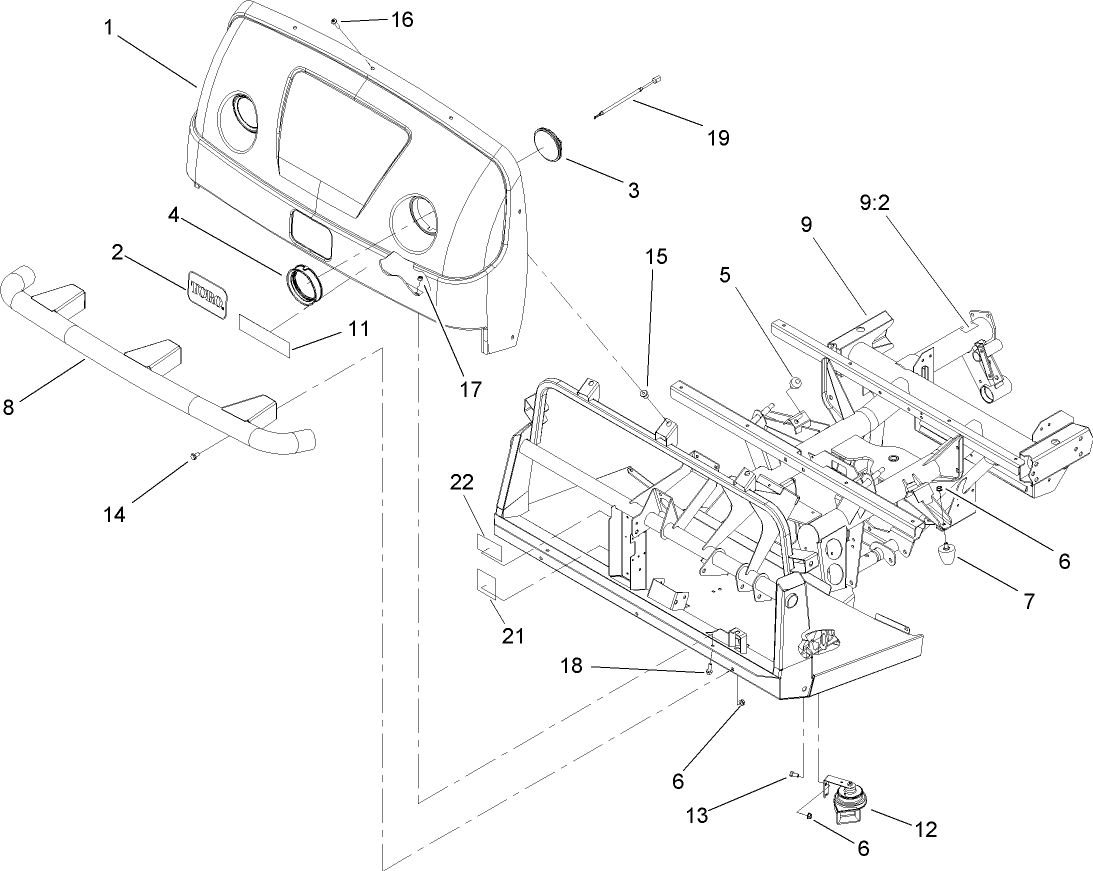 Hood and Bumper Assembly