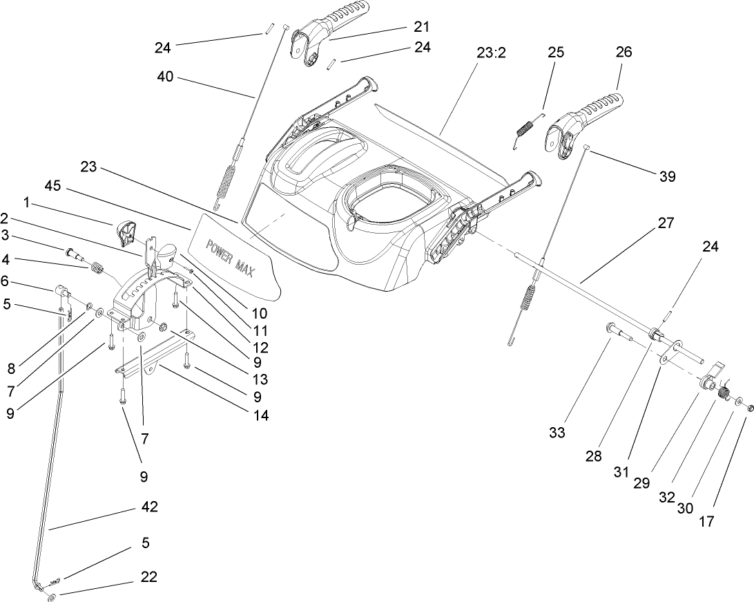 Handle and Control Assembly