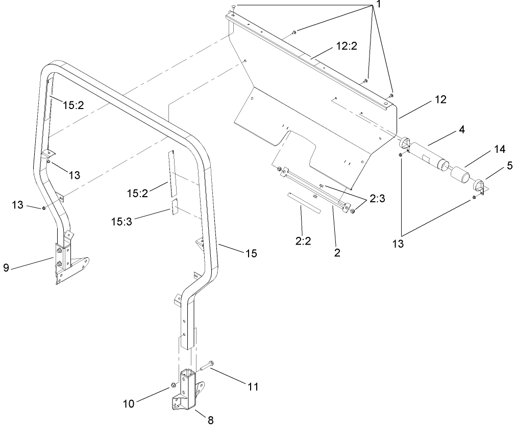 Roll-Over Protection System Assembly