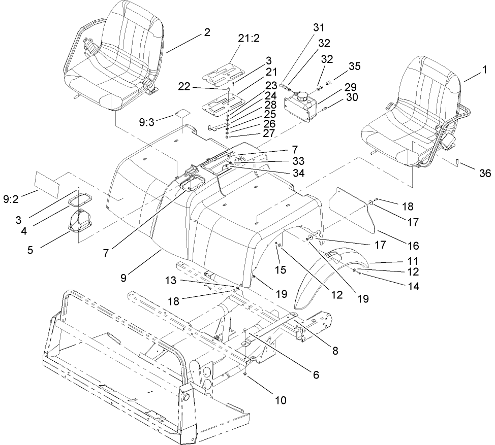 Shroud and Seat Assembly