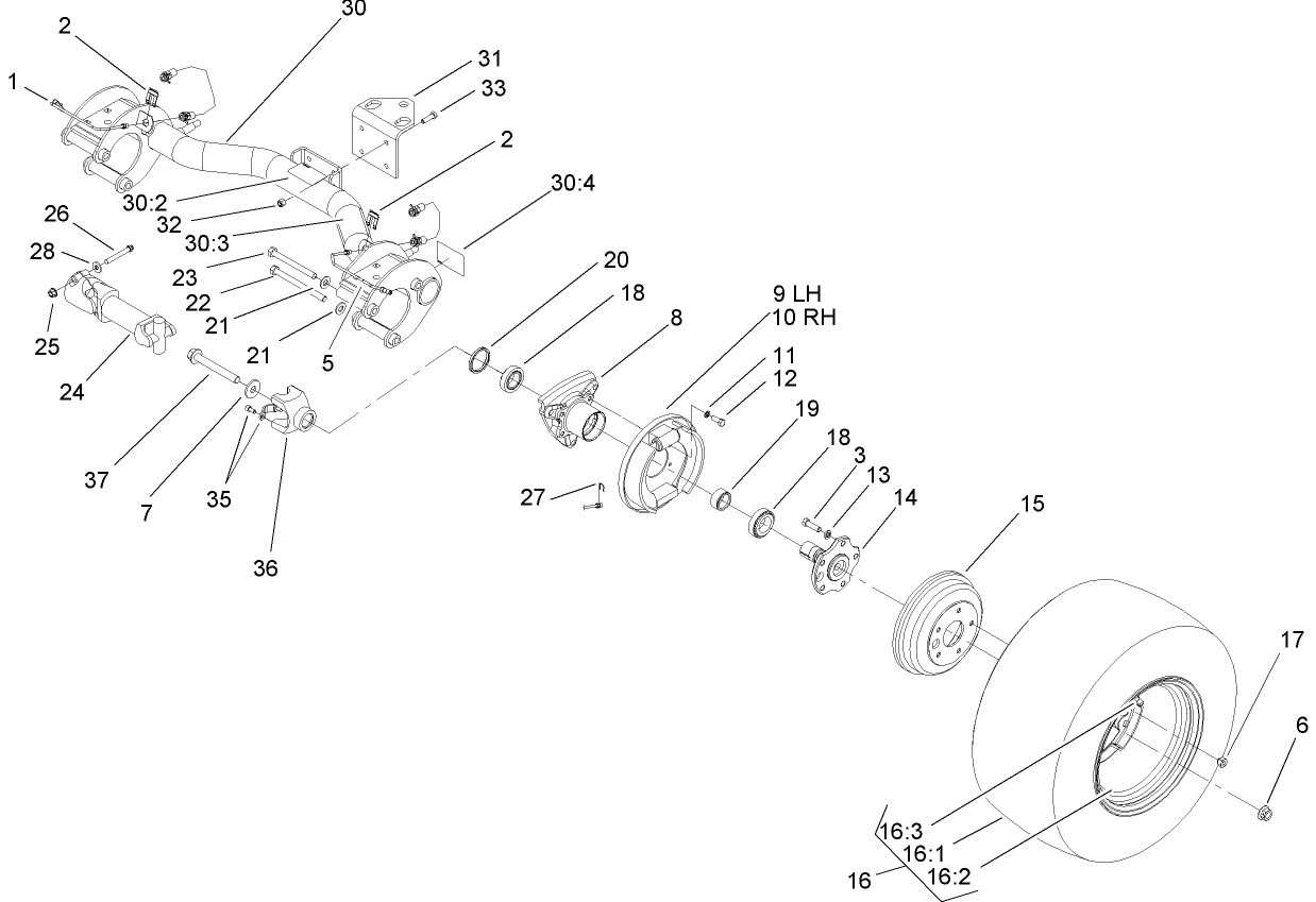 Rear Axle Assembly