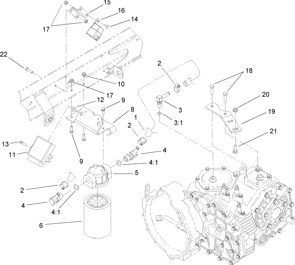 Hydraulic Filter and Relay Assembly