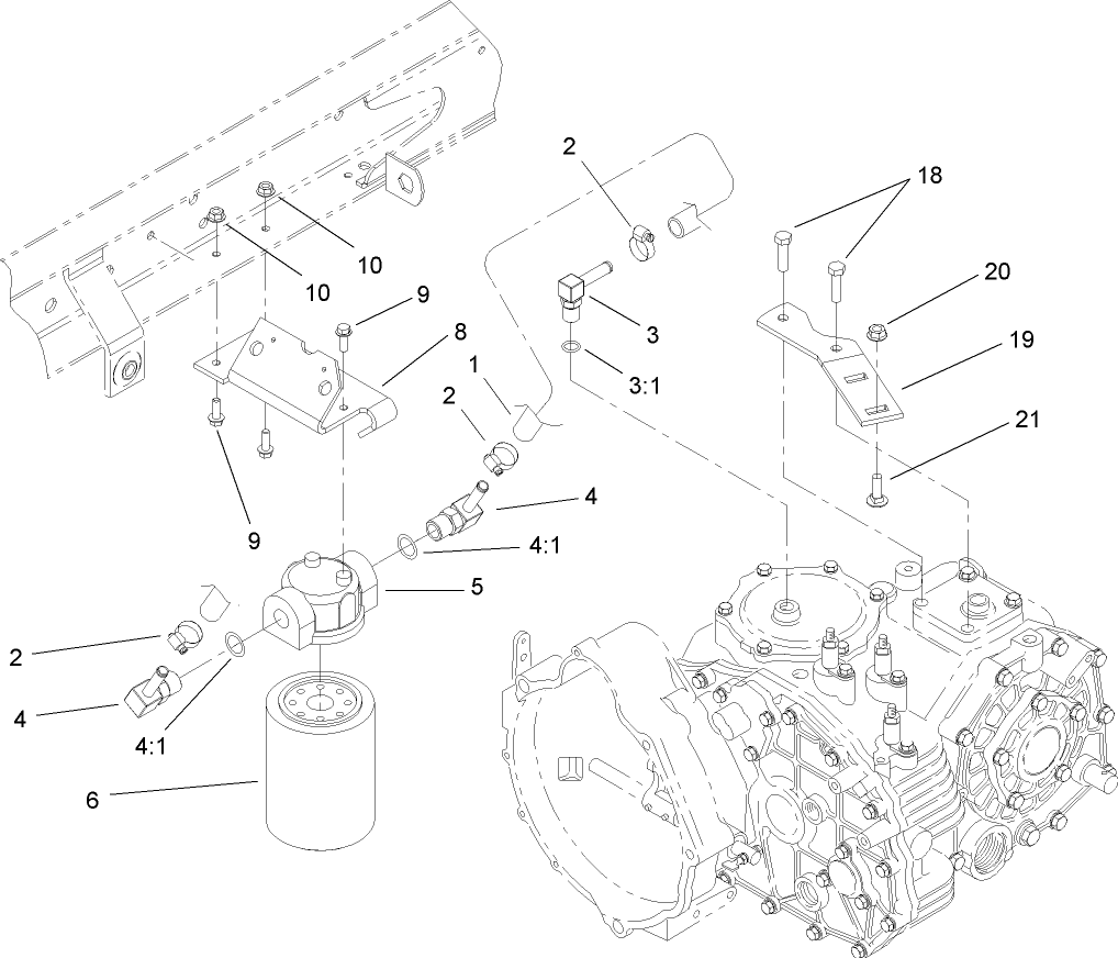 Hydraulic Filter and Relay Assembly