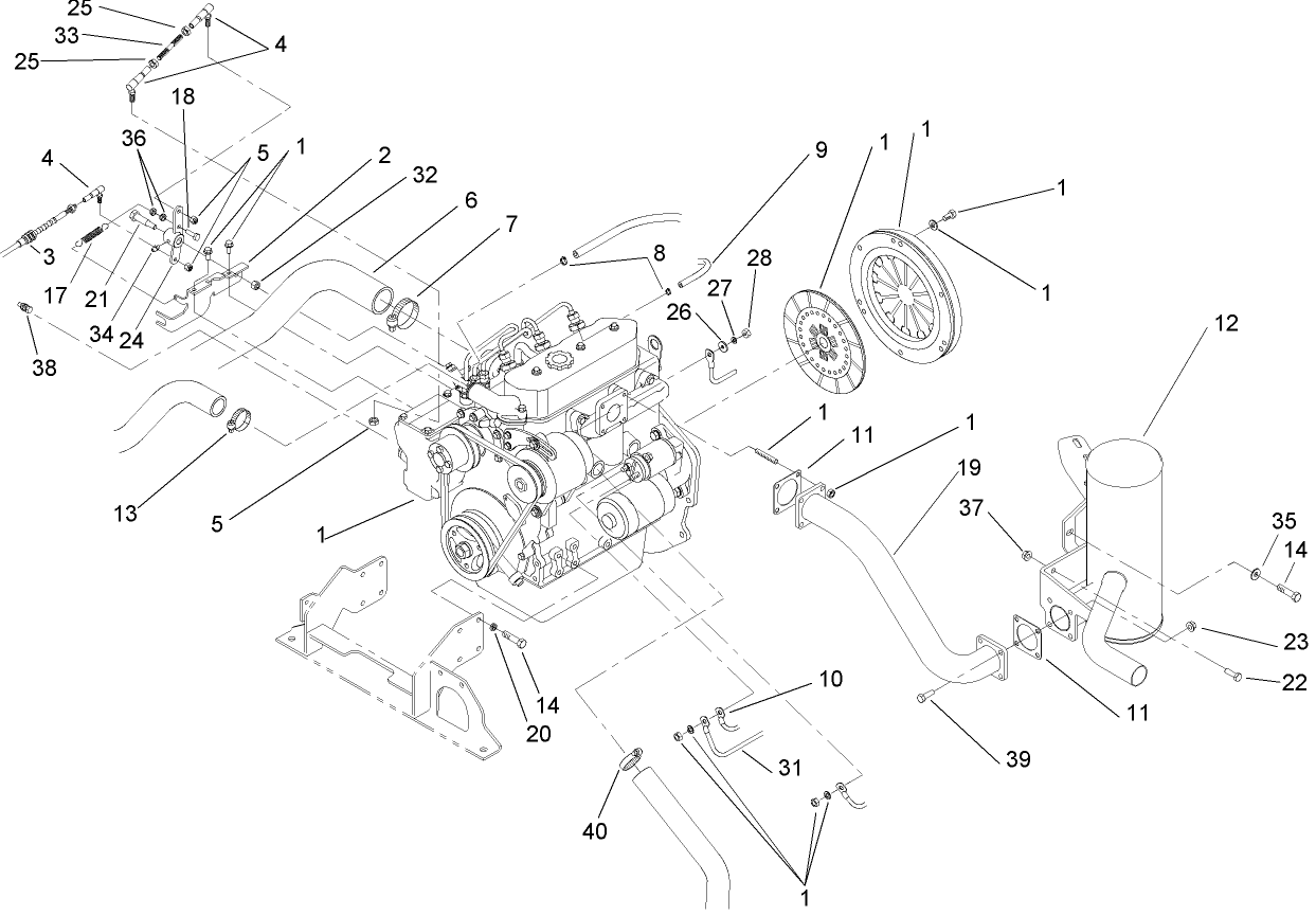 Diesel Engine Assembly
