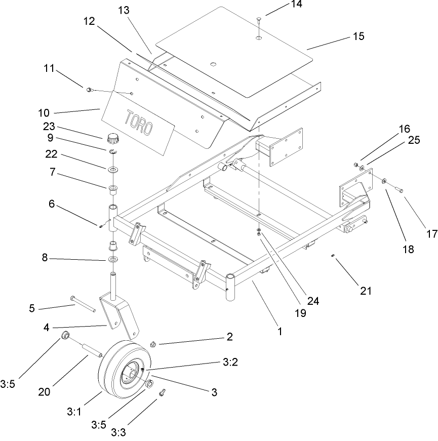Parts – 18-44ZX TimeCutter ZX Riding Mower | Toro