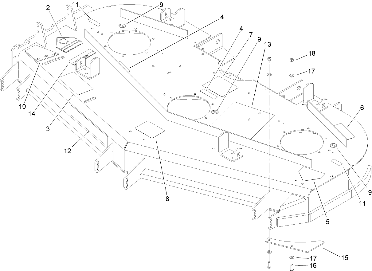 Deck Decal Assembly No. 107-1624