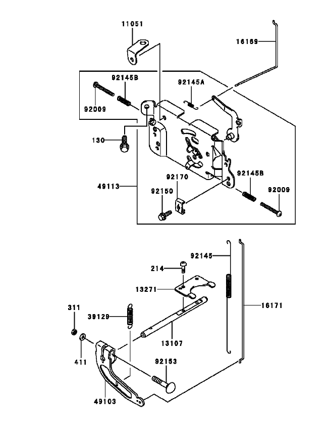 Control Equipment Assembly Kawasaki FH531V-AS11