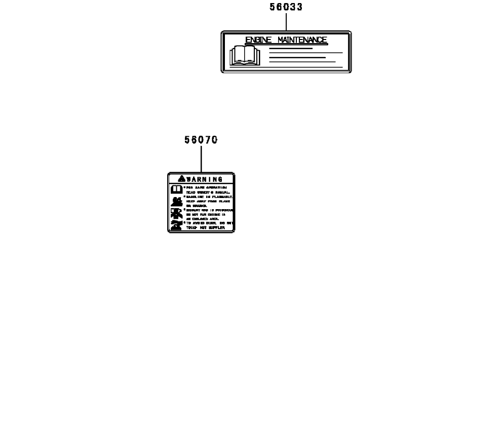 Label Assembly Kawasaki FH531V-AS11