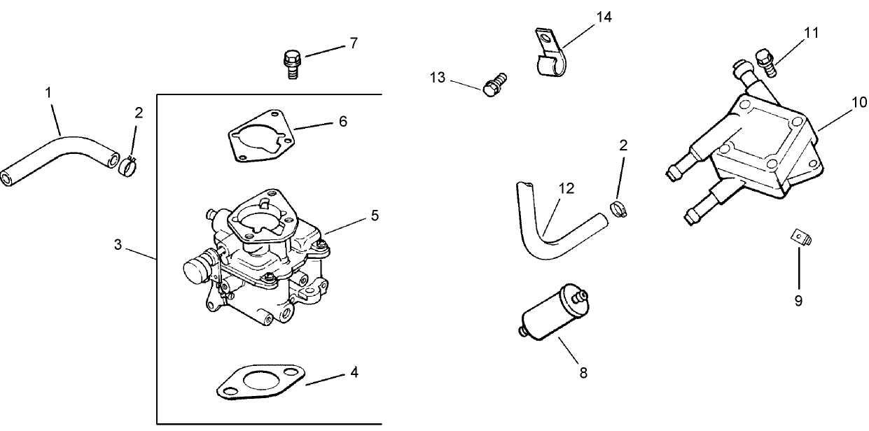 Fuel System Assembly  Kohler CH23S-76549