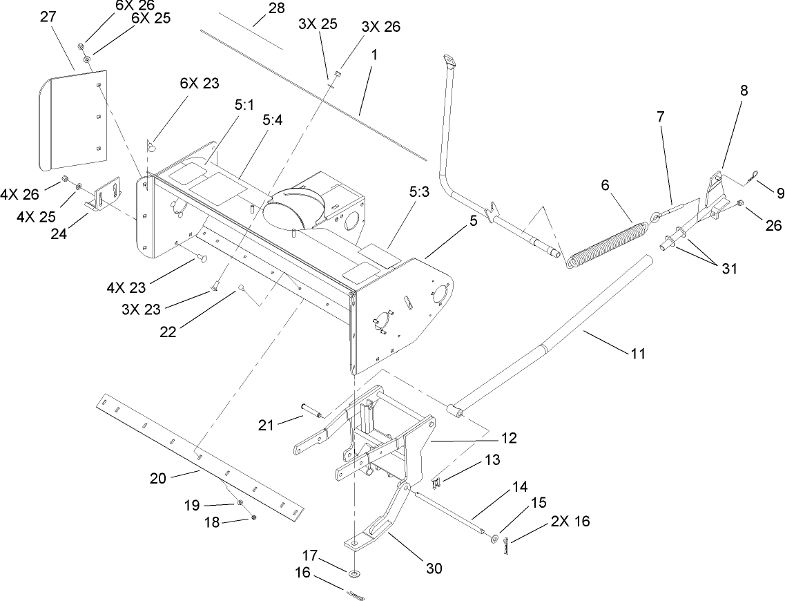 Housing and Attachment System Assembly