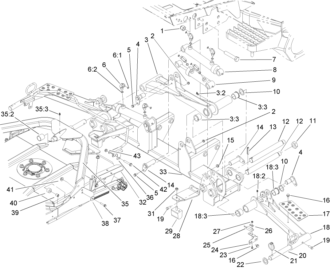 Front Lift Arm Assembly