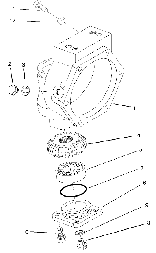 Axle Case Assembly Rear Axle Assembly No. 100-3784