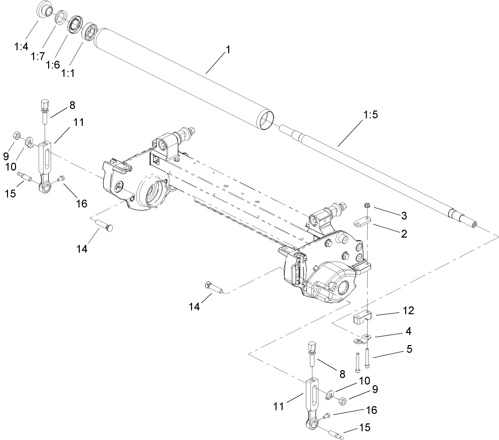 Rear Roller Assembly