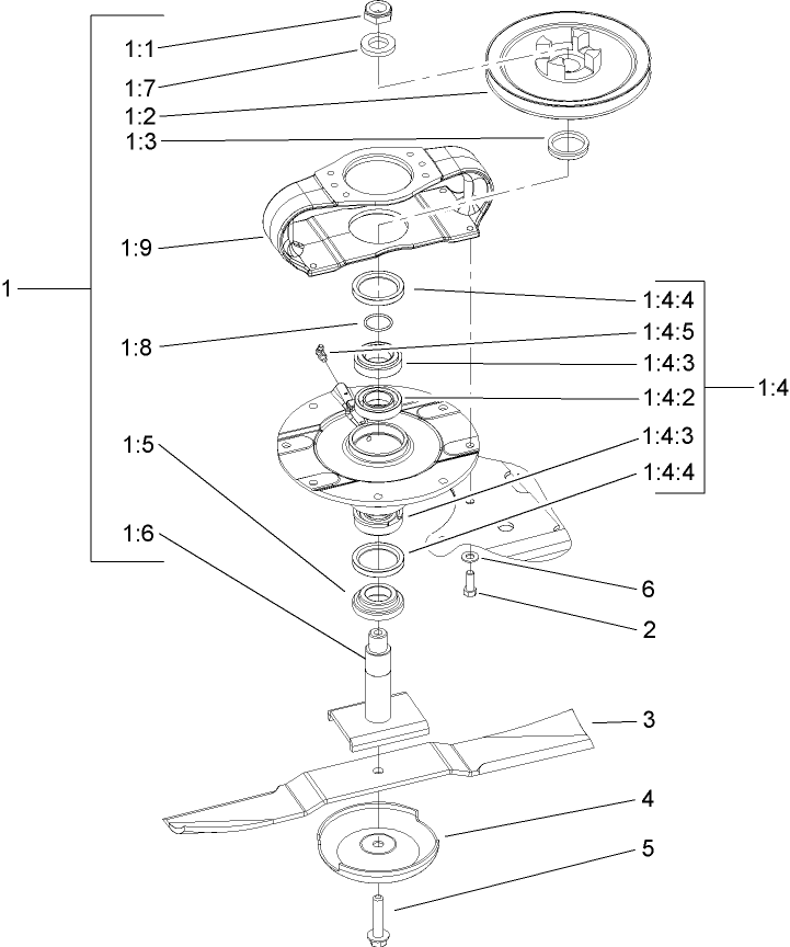 Front Deck Spindle Installation Assembly