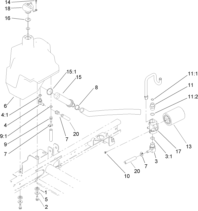 Hydraulic Tank Assembly