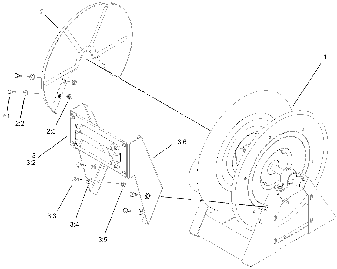Hose Reel Assembly No. 106-5083