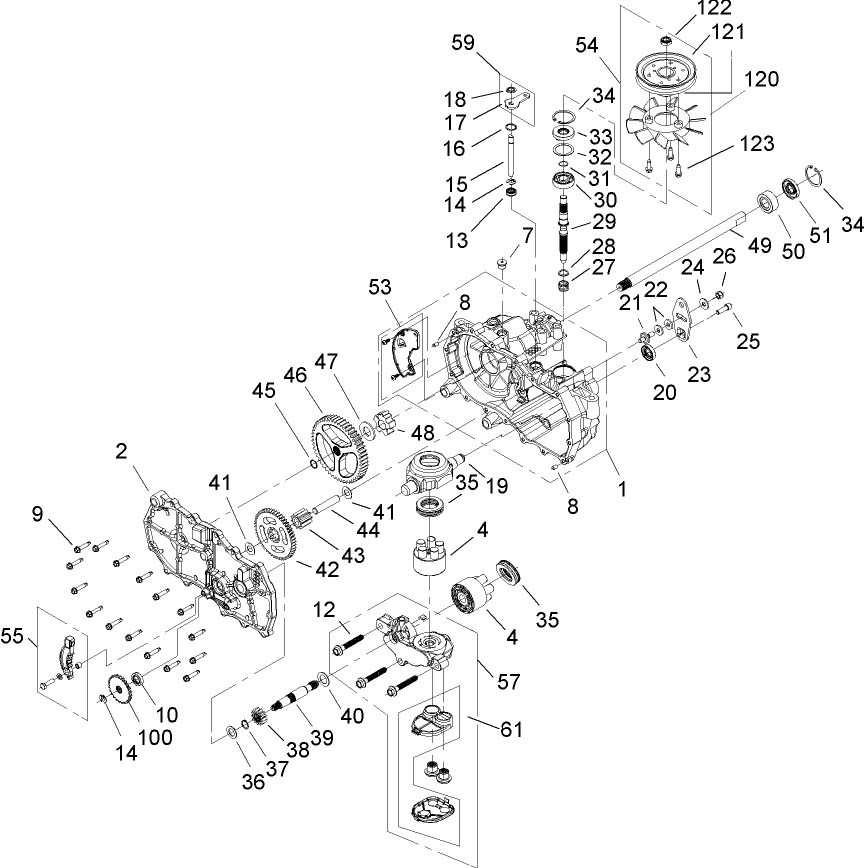 RH Hydrostat Assembly Part No. 107-2466