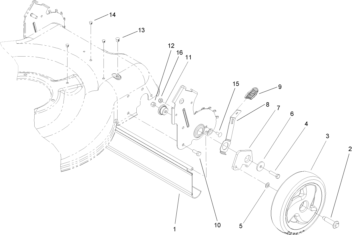 Rear Axle and Low Wheel Assembly