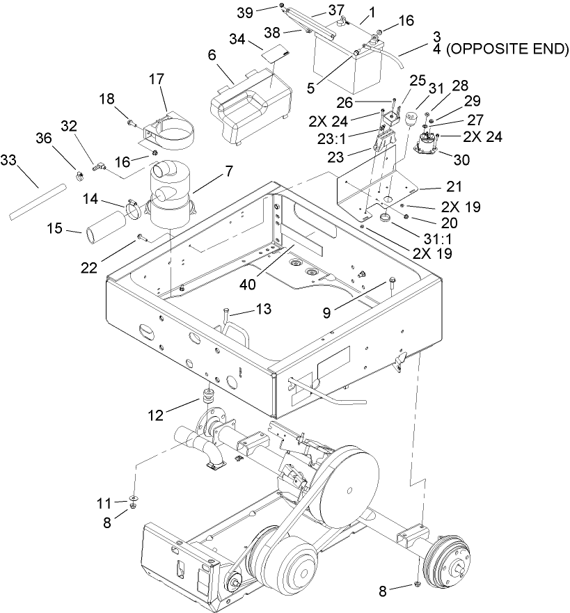 Drivetrain Mount Assembly