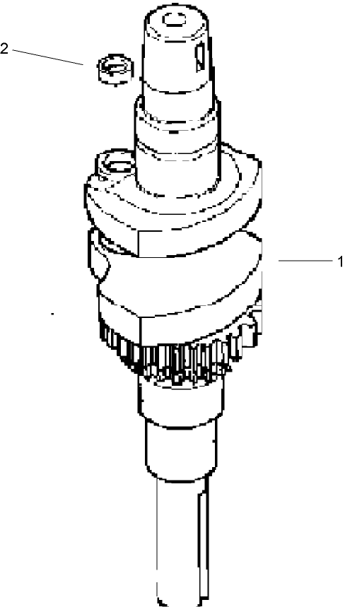 Crankshaft Assembly Kohler Cv492s-27525