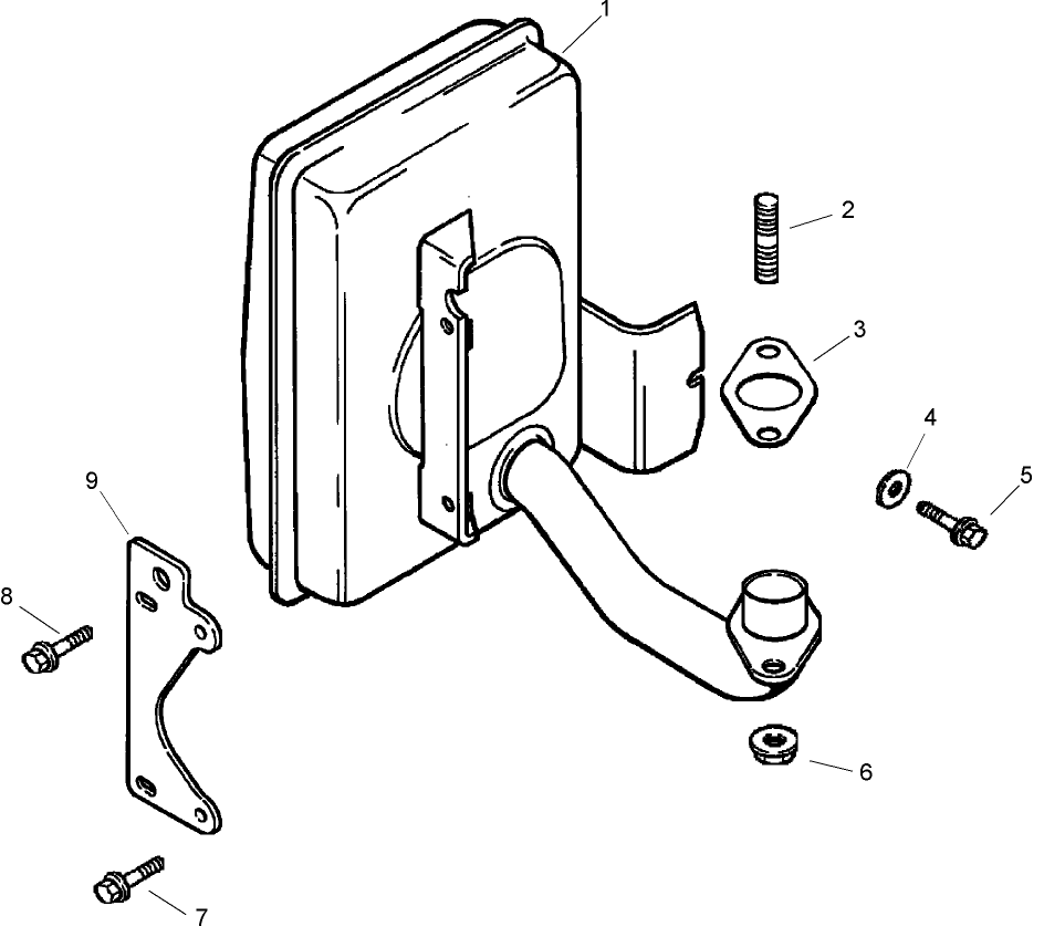 Exhaust Assembly  Kohler Cv492s-27525